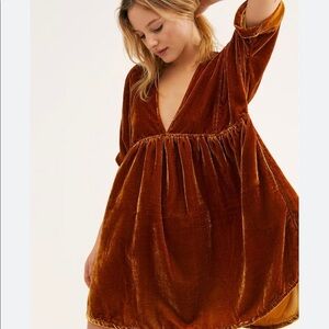 Gold Free People Dress/Tunic